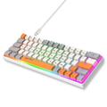 HXSJ V500 Tastatură mecanică pentru jocuri cu fir HXSJ V500 cu efect de iluminare din spate