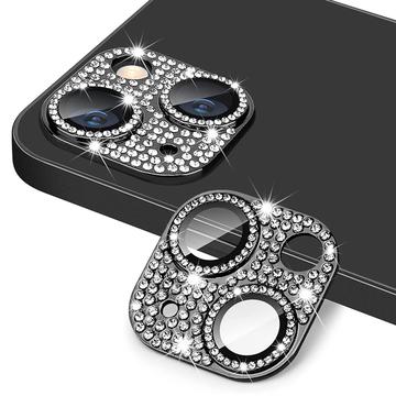 Geam Protecție Obiectiv Camera iPhone 15/15 Plus - Hat Prince Glitter