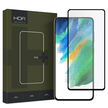 Geam Protecție Ecran - 9H - Sticlă Temperată Samsung Galaxy S21 FE 5G - Hofi Premium Pro+ - Marginea Neagră