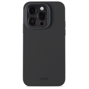 Husă din Silicon iPhone 15 Pro Max Holdit - Negru