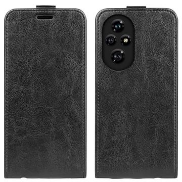 Husă Flip Vertical Honor 200 Pro - Slot Card - Negru