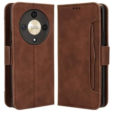 Husă Portofel Honor Magic6 Lite/X9b - Cardholder - Maro