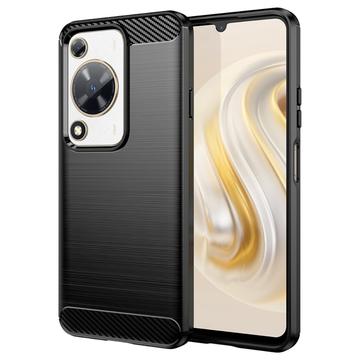 Husă TPU Brushed Huawei Enjoy 70 - Fibră de Carbon