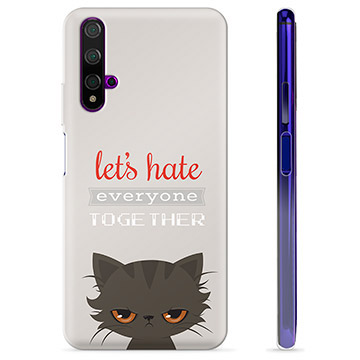 Husă TPU - Huawei Nova 5T - Angry Cat