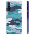 Husă TPU - Huawei Nova 5T - Camuflaj Albastru