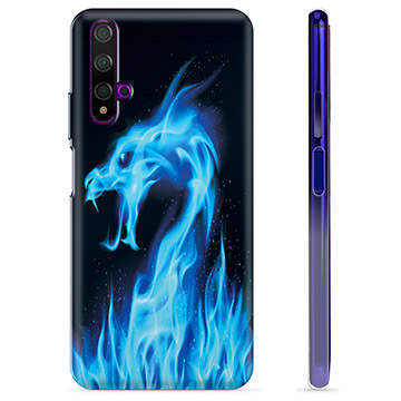 Husă TPU - Huawei Nova 5T - Dragon din Foc Albastru