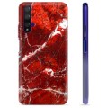 Husă TPU - Huawei Nova 5T - Marmură Roșie