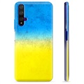 Steagul Ucrainei TPU husă -Huawei Nova 5T - Bicoloră