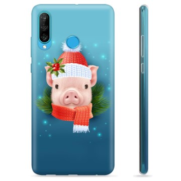 Husă TPU - Huawei P30 Lite - Purceluș de Iarnă