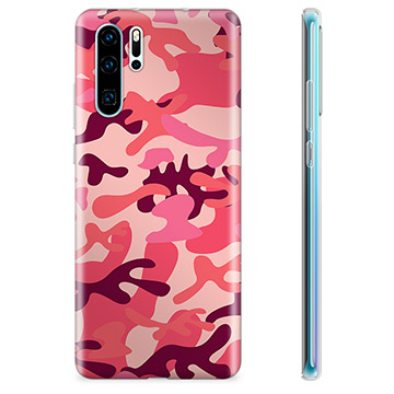 Husă TPU - Huawei P30 Pro - Camuflaj Roz