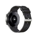 Husă Piele Naturală Huawei Watch GT 2/GT 2 Pro - Negru