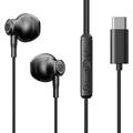 Joyroom EC07 Metal Half-In-Ear USB-C Căști cu microfon - Negru