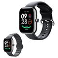 Joyroom JR-FT5 Plus Smartwatch - ecran 1.96", ceas sport cu răspuns la apeluri - negru