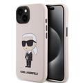 Husă Silicon iPhone 15 - Karl Lagerfeld Ikonik