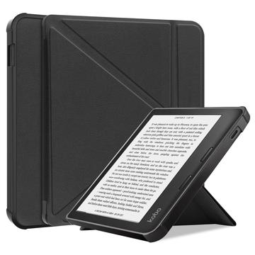 Husă Folio Kobo Libra 2 - Origami Stand - Negru