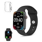 Ksix Urban 4 Mini Smartwatch rezistent la apă cu moduri sport/sănătate - Bluetooth, IP68 - Negru