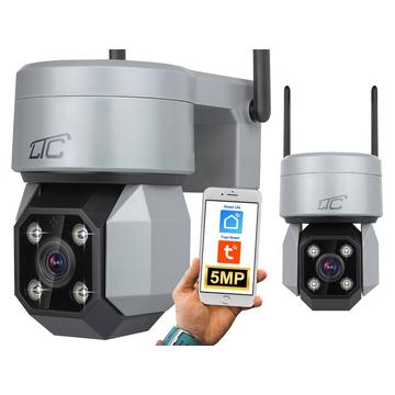 LTC Vision LXKAM33 Cameră IP inteligentă rotativă pentru exterior cu mod de noapte, senzor de mișcare