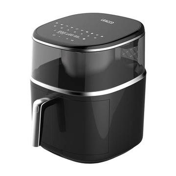 Friteuză cu aer Leacco AF017 cu funcție de abur - 1500W, 8L - Negru