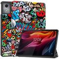 Husă Folio Smart Lenovo Tab K11 Plus - Tri-Fold - Graffiti