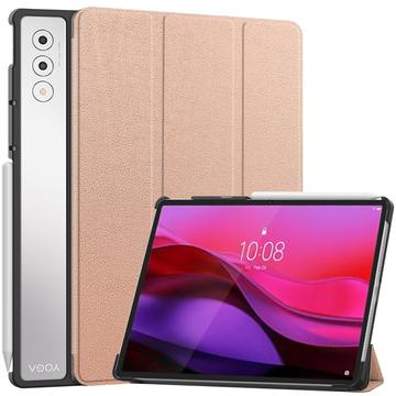 Husă Folio Smart Lenovo Yoga Tab Plus - Tri-Fold - Auriu Roze