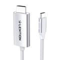 Lention CU707 Cablu USB-C la HDMI 2.0 4K60Hz/1Gbps - 3m - argintiu