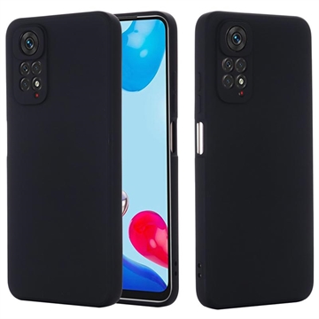 Husă Silicon Xiaomi Redmi Note 11, Redmi Note 11S - Liquid - Negru