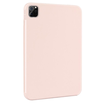 Husă Silicon iPad Air 13 (2024)/iPad Pro 12.9 2018/2020/2021/2022 - Liquid - Roz