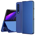 Husă Flip Samsung Galaxy Z Fold3 5G - Luxury Mirror View - Albastru