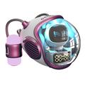 M60 Spaceship Shape AI Difuzor Bluetooth cu ceas cu alarmă - lumini RGB duble, suport TF/FM