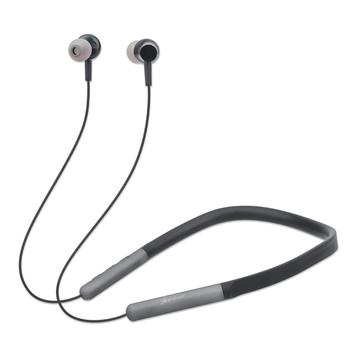 Căști Bluetooth intraauriculare Manhattan Sound Science Sport cu bandă pentru gât - Negru