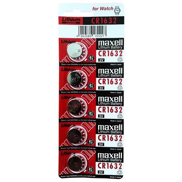 Baterii cu celule buton Maxell CR1632 - 5 buc.