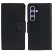 Husă Portofel pentru Samsung Galaxy S24 Mercury Goospery Fancy Diary - Negru