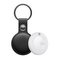 MiLi HD-P16 Bluetooth Tracker / Keyfinder pentru iOS cu breloc din piele - negru