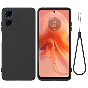 Husă Silicon Motorola Moto E14 - Liquid - Negru