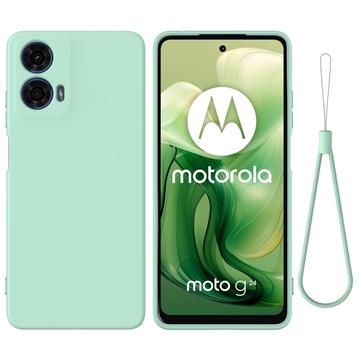 Husă Silicon Motorola Moto G04/G24 - Liquid - Verde