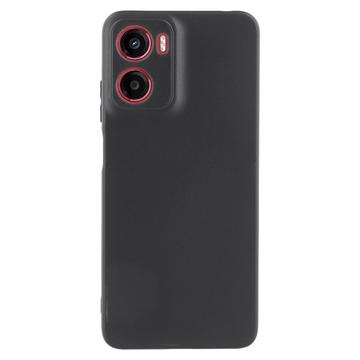 Husă TPU anti-alunecare Motorola Moto G05/E15 - Negru