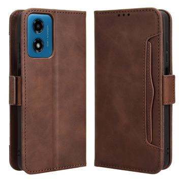 Husă Portofel Motorola Moto G24 Power/G04/E14 - Cardholder - Maro