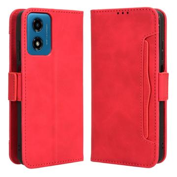 Husă Portofel Motorola Moto G24 Power/G04/E14 - Cardholder - Roșu