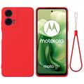 Husă Silicon Motorola Moto G24 Power - Liquid - Roșu