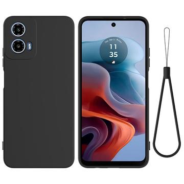 Husă Silicon Motorola Moto G34 - Liquid - Negru