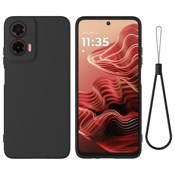 Husă Silicon Motorola Moto G35 - Liquid - Negru