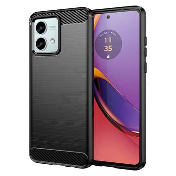 Husă TPU Brushed Motorola Moto G84 - Fibră de Carbon