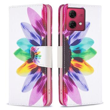 Husă Portofel Motorola Moto G84 - Wonder - Floare