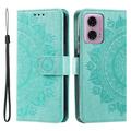 Husă Portofel Motorola Moto G85/S50 Neo - Mandala - Verde