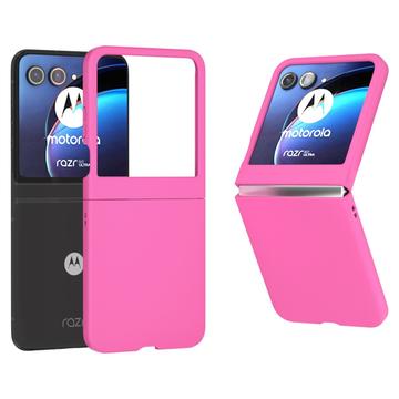 Husă Plastic Motorola Razr 50 - Roz Intens