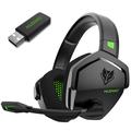 NUBWO G06 Căști de jocuri fără fir cu microfon de reducere a zgomotului 2.4G Bluetooth Headset Stereo Earphone Compoziție cu PC, laptopuri, PS4, PS5, Nintendo Switch - Verde