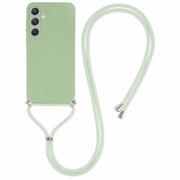 Husă TPU Samsung Galaxy A55 - Necklace - Menta Verde