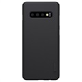 Husă Nillkin Super Frosted Shield pentru Samsung Galaxy S10 - Neagră