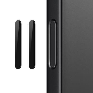 Northjo Butonul de control al camerei Protector din sticlă călită pentru iPhone 16 Pro/16 Pro Max/16/16 Plus - 2 buc. - Negru