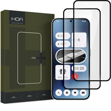 Geam Protecție Ecran - 9H - Sticlă Temperată Nothing Phone (2a) - Hofi Premium Pro+ - 2 Buc. - Marginea Neagră